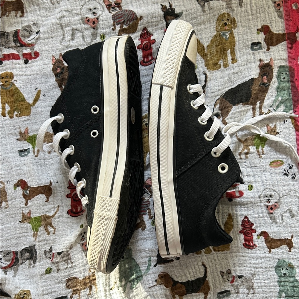 Converse Black Canvas Sneakers - Picture 4 of 4